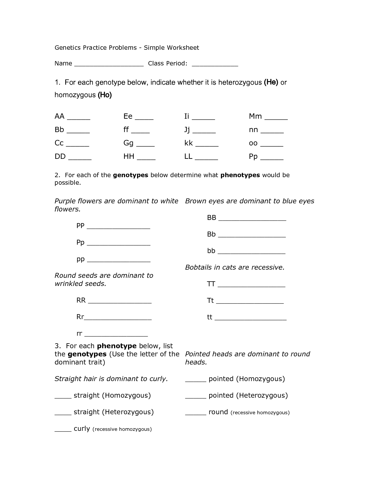 genotypes-and-phenotypes-worksheet-answers